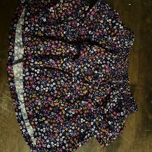 Jumping Beans Navy Floral Skirt